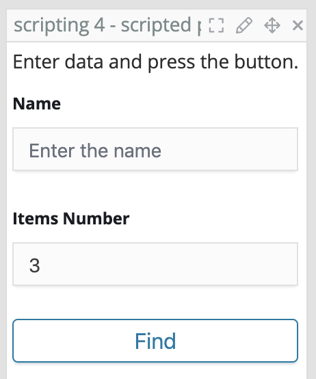 Scripted panel visualization image
