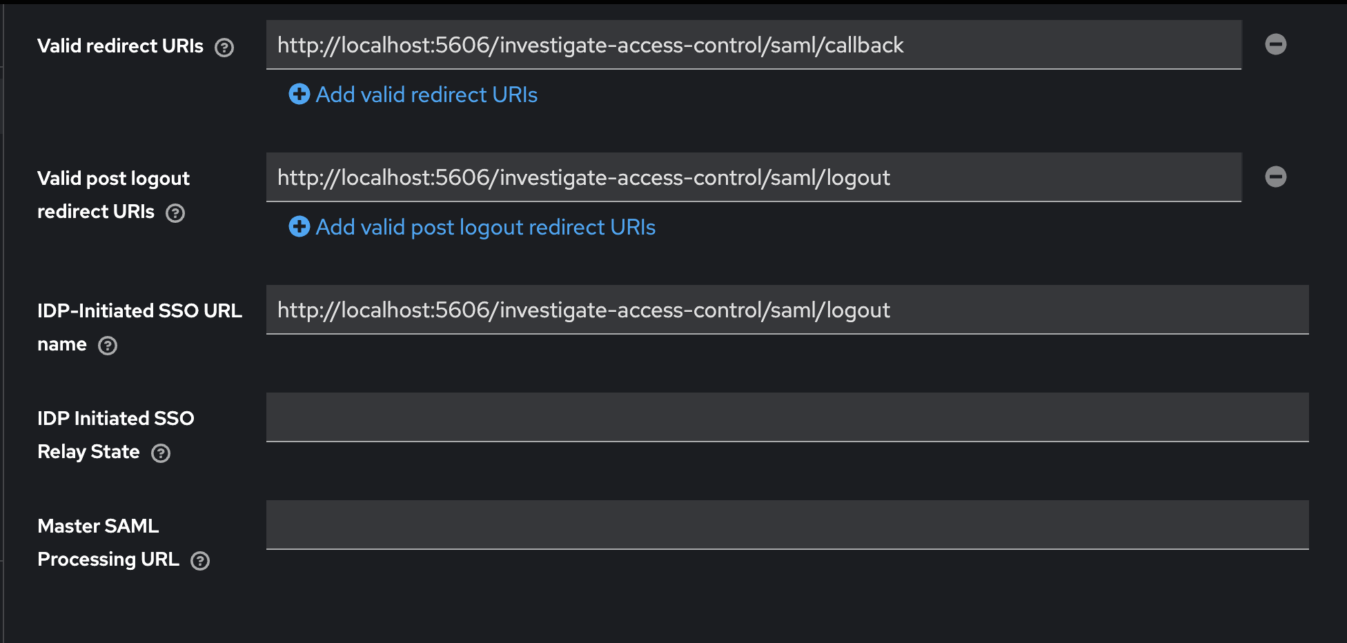 Configure keycloak client