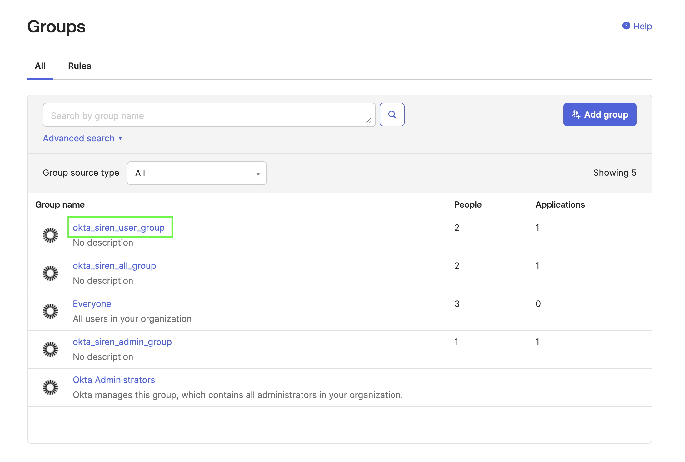 Assign people to groups